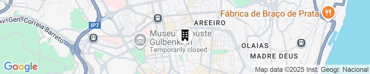 Map for Holiday Inn Lisbon by IHG