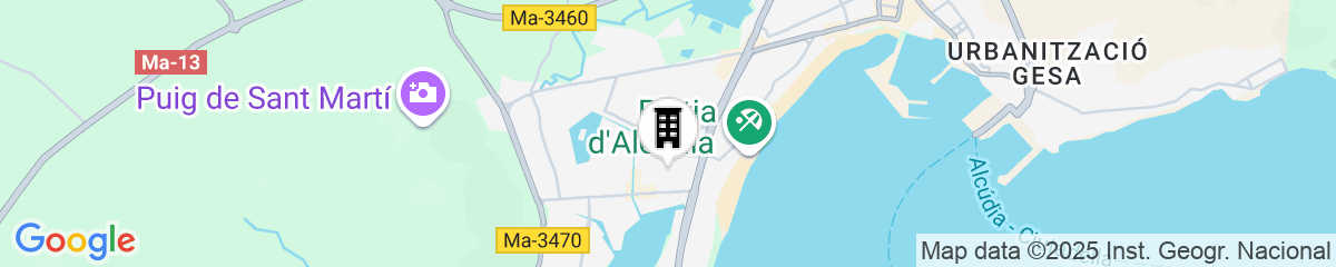 Map for Hotel JS Sol de Alcudia