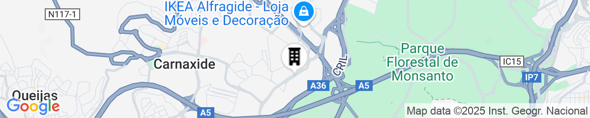 Map for Holiday Inn Express Lisbon - Alfragide by IHG