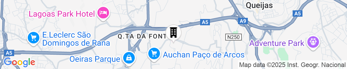 Map for Hotel Real Oeiras