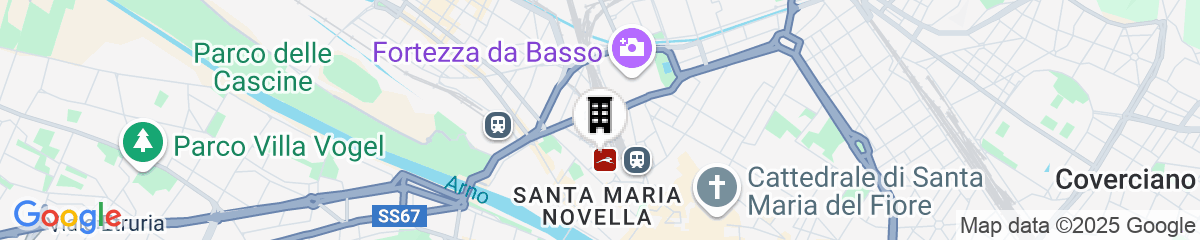 Map for JR Hotels Hermes Firenze