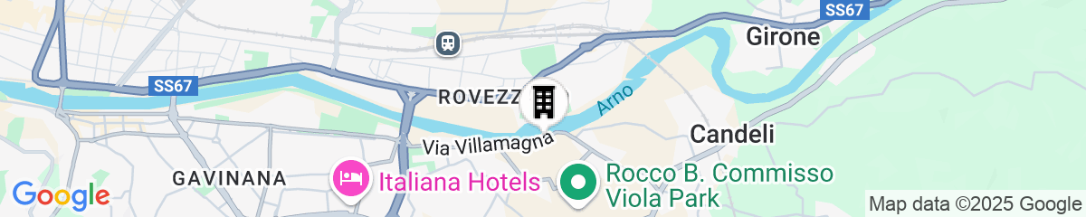 Map for Hotel Mulino di Firenze, WorldHotels Crafted