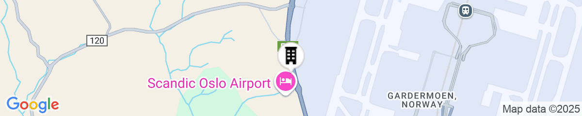 Map for Best Western Plus Oslo Airport