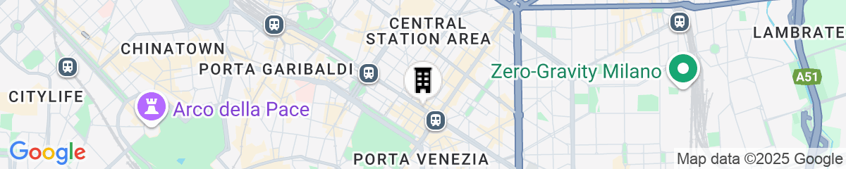 Map for AXYHOTELS InnStyle Milano