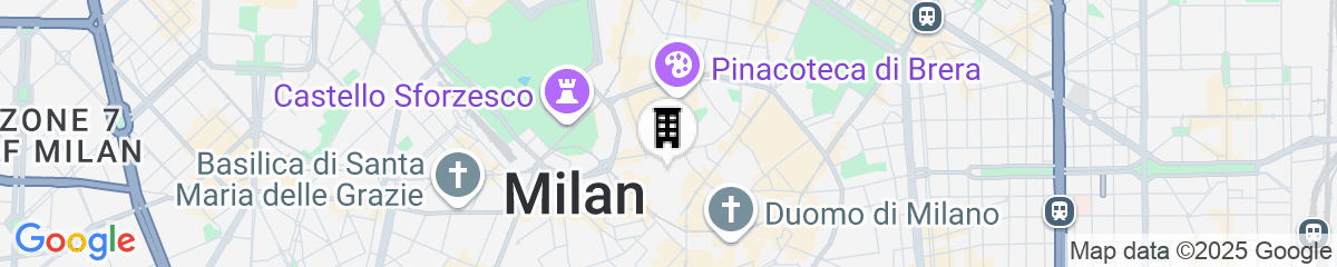 Map for Casa Brera, a Luxury Collection Hotel, Milan