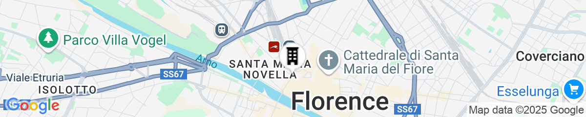 Map for Hotel Garibaldi Blu