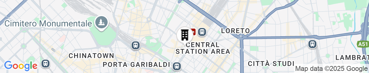 Map for iQ Hotel Milano