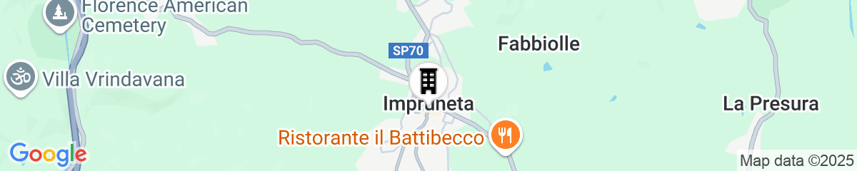 Map for Hotel Bellavista Impruneta