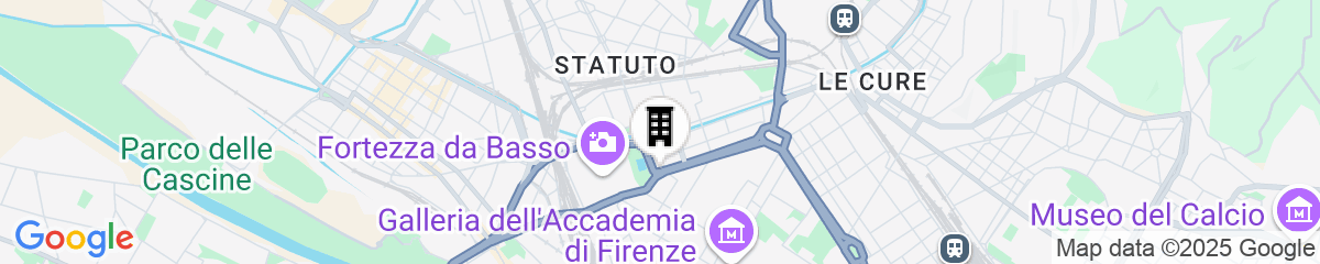 Map for The Social Hub Florence Lavagnini