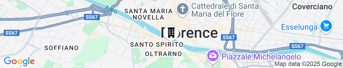 Map for B&B Hotel Firenze Pitti Palace al Ponte Vecchio