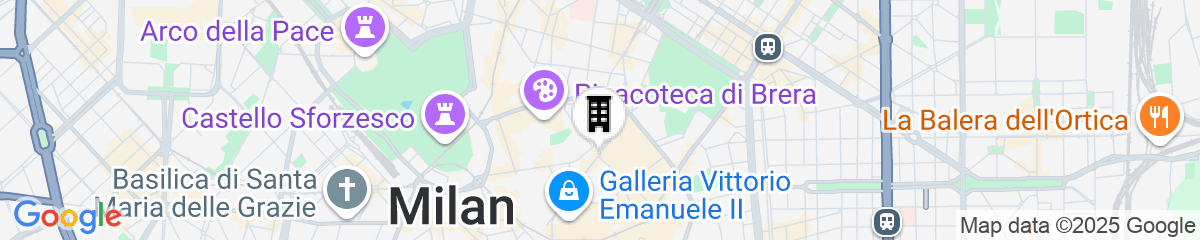 Map for Grand Hotel et de Milan