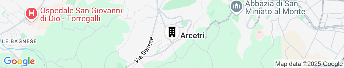 Map for Hotel Villa Betania