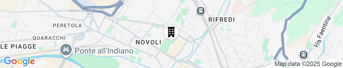 Map for Hilton Garden Inn Florence Novoli