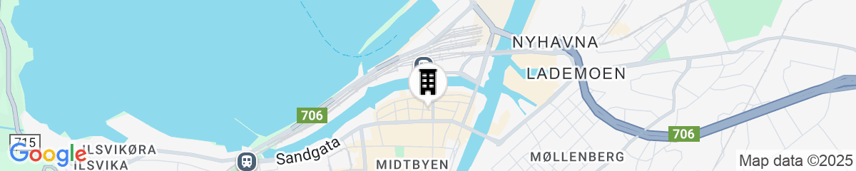 Map for Thon Hotel Nidaros