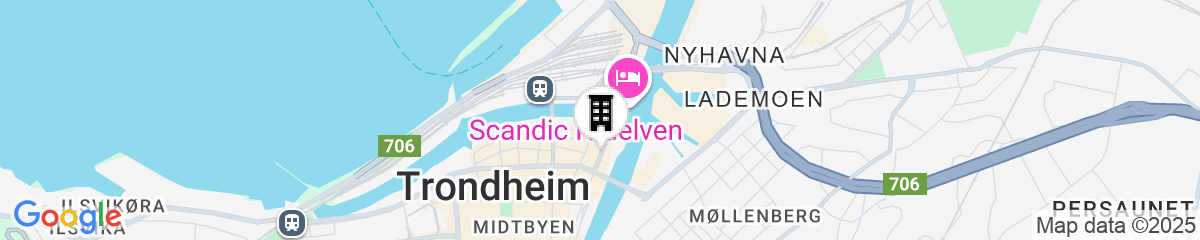 Map for Radisson Blu Royal Garden Hotel