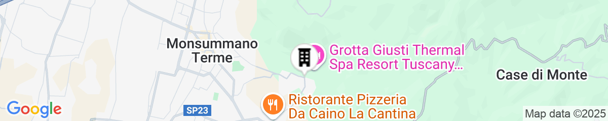 Map for Grotta Giusti Thermal Spa Resort Tuscany, Autograph Collection