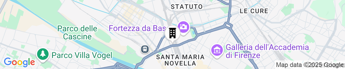 Map for Hotel Luxor Florence