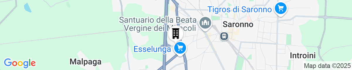 Map for Just Hotel Saronno