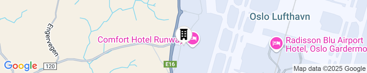 Map for Comfort Hotel RunWay