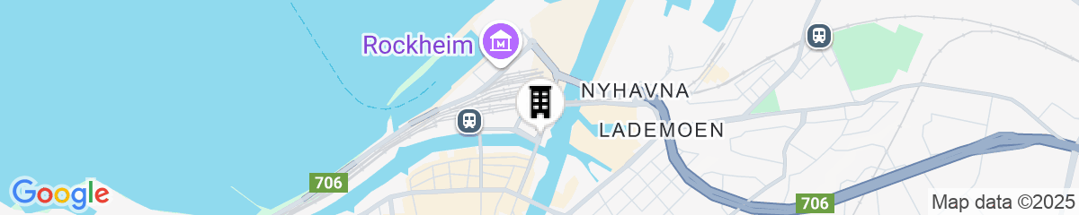 Map for Scandic Nidelven