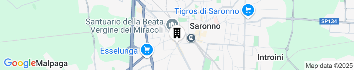 Map for Starhotels Grand Milan