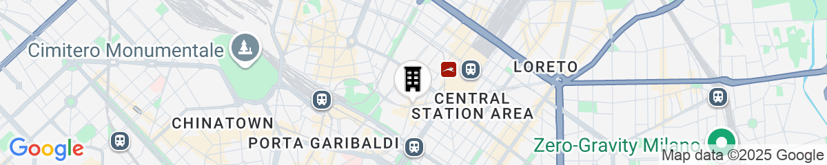 Map for Hyatt Centric Milan Centrale