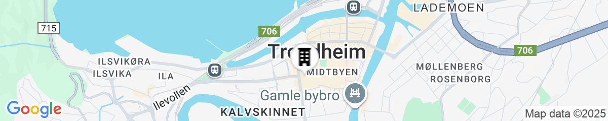 Map for Thon Hotel Trondheim