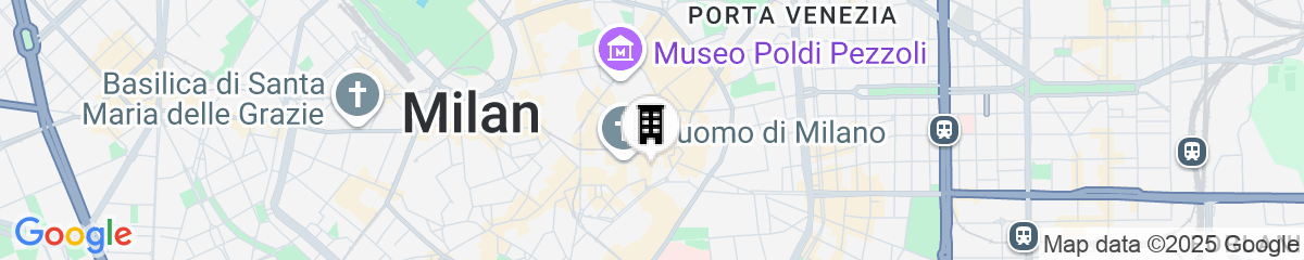 Map for Rosa Grand Milano - Starhotels Collezione