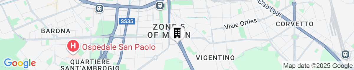 Map for Quark Hotel Milano