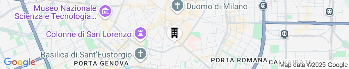 Map for Max Brown Hotel Missori, part of Sircle Collection