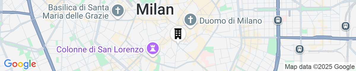 Map for Hotel Dei Cavalieri Milano Duomo