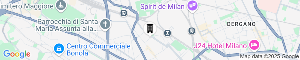 Map for Radisson Blu Hotel, Milan