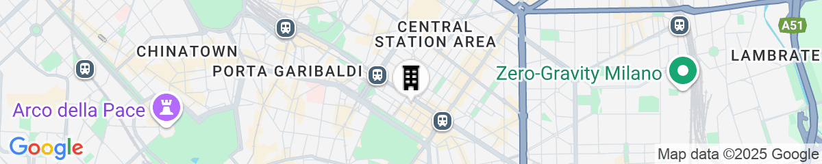 Map for Hotel Sanpi Milano