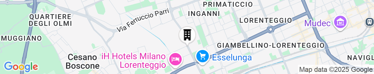 Map for Amedia Milano - Trademark Collection by Wyndham