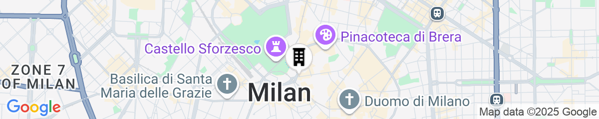 Map for UNA Hotels Cusani Milano