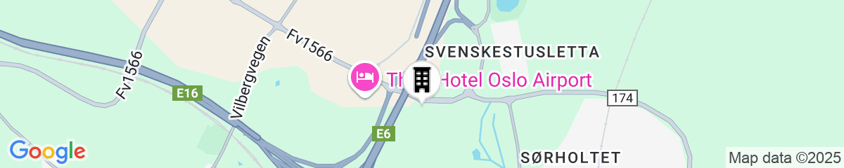 Map for Quality Airport Hotel Gardermoen