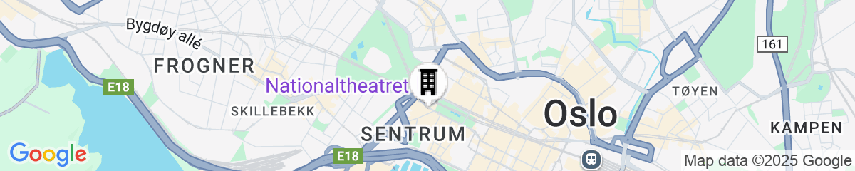 Map for Hotel Continental