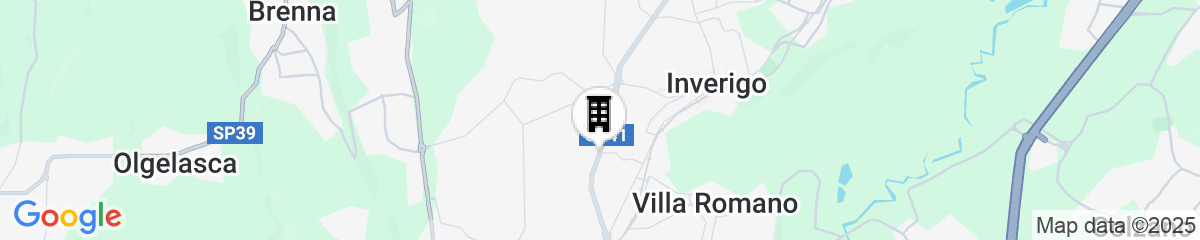 Map for Inverigo Hotel