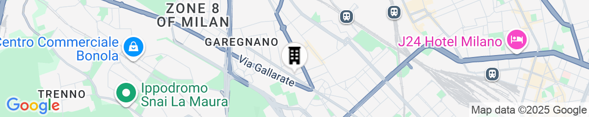 Map for Hotel Raffaello