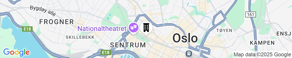 Map for Karl Johan Hotel