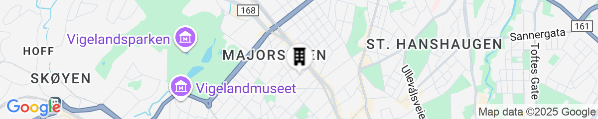 Map for Saga Apartments Oslo