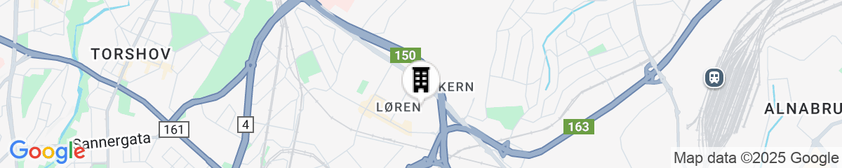 Map for Radisson RED Oslo Økern