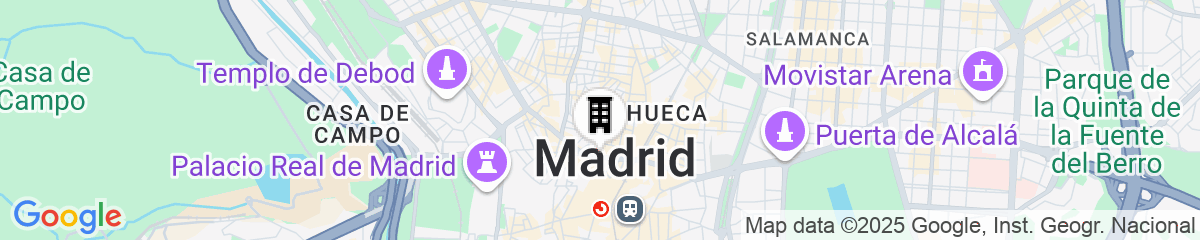 Map for Hotel Atlantico Madrid