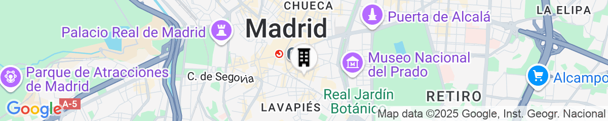 Map for Room Mate Collection Alba, Madrid
