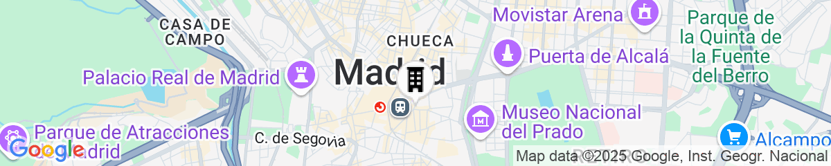 Map for Four Seasons Hotel Madrid