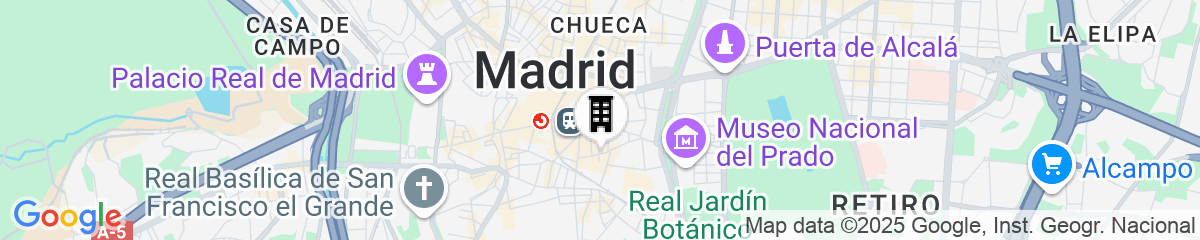 Map for Catalonia Las Cortes Hotel