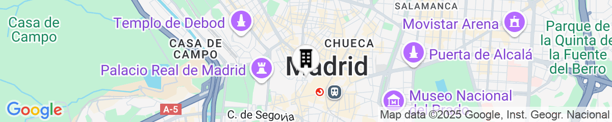 Map for Intelier Palacio de San Martín Hotel