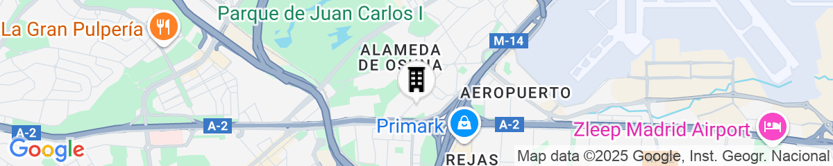 Map for Hotel Maydrit Airport