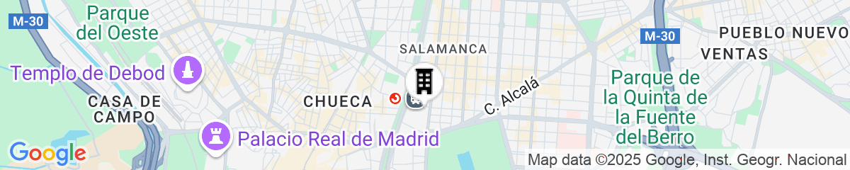 Map for VP Jardín de Recoletos