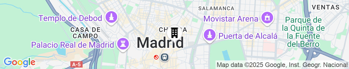 Map for SmartRental Collection Gran Vía Capital